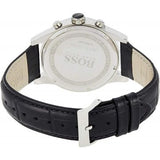 Hugo Boss Jet Black Dial Black Leather Strap Watch for Men - 1513279 Authentic Buy Shop Now