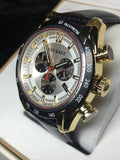 Versace V-Ray Chronograph White Dial Black Leather Strap Watch for Men - VDB040014 Authentic Buy Shop Now