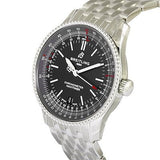 Breitling Navitimer Automatic 38mm Black Dial Stainless Steel Mens Watch - A17325241B1A1 Authentic Buy Shop Now