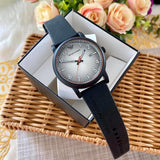 Emporio Armani Luigi Gray Dial Black Silicon Strap Watch for Men - AR11176 Authentic Buy Shop Now