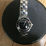 Marc Jacobs Blade Black Dial Silver Steel Strap Watch for Women - MBM3059 Authentic Buy Shop Now