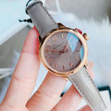 Burberry The Classic Quartz Grey Dial Grey Leather Strap Watch For Women - BU10119 Authentic Buy Shop Now