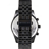 Michael Kors Lexington Chronograph Black Dial Black Steel Strap Watch for Men - MK8603 Authentic Buy Shop Now