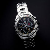 Tag Heuer Formula 1 Senna Limited Edition Chronograph Black Dial Silver Steel Strap Watch for Men - CAZ1013.BA0883 Authentic Buy Shop Now
