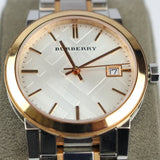 Burberry The City White Dial Two Tone Steel Strap Watch for Women - BU9105 Authentic Buy Shop Now