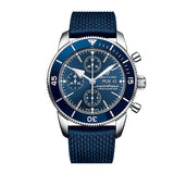 Breitling Superocean Heritage Chronograph 44 Blue Dial Blue Mesh Bracelet Watch for Men - A13313161C1S1 Authentic Buy Shop Now
