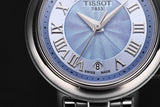 Tissot Bellissima Small Lady Light Blue Dial Silver Steel Strap Watch for Women - T126.010.11.133.00 Authentic Buy Shop Now