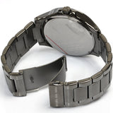Armani Exchange Hampton Chronograph Grey Dial Grey Steel Strap Watch For Men - AX2135 Authentic Buy Shop Now