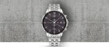 Tommy Hilfiger West Quartz Black Dial Silver Steel Strap Watch For Men - 1791707 Authentic Buy Shop Now