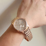 Burberry The Classic Rose Gold Dial Rose Gold Steel Strap Watch for Men - BU10013 Authentic Buy Shop Now