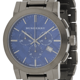 Burberry The City Navy Blue Dial Black Steel Strap Watch for Men - BU9365 Authentic Buy Shop Now