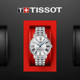 Tissot T Classic Carson Premium Powermatic 80 Silver Dial Silver Steel Strap Watch For Men - T122.407.11.033.00 Authentic Buy Shop Now