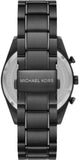 Michael Kors Warren Chronograph Black Dial Black Steel Strap Watch For Men - MK9113 Authentic Buy Shop Now
