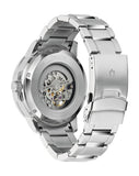 Bulova BVA Dual Aperture Black Dial Silver Steel Strap Watch for Men - 96A119 Authentic Buy Shop Now