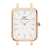 Daniel Wellington Quadro Melrose White Dial Gold Mesh Strap Watch For Women - DW00100431 Authentic Buy Shop Now