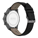 Hugo Boss Grand Prix Black Dial Black Leather Strap Watch for Men - 1513474 Authentic Buy Shop Now