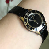 Marc Jacobs Blade Black Dial Black Leather Strap Watch for Women - MBM1082 Authentic Buy Shop Now
