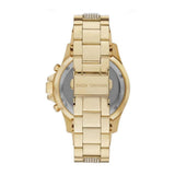 Michael Kors Everest Chronograph Black Dial Gold Steel Strap Watch For Women - MK5828 Authentic Buy Shop Now