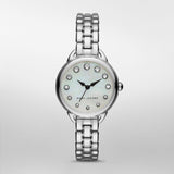 Marc Jacobs Betty Mother of Pearl White Dial Silver Steel Strap Watch for Women - MJ3510 Authentic Buy Shop Now