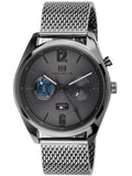 Tommy Hilfiger Deacon Multifunction Black Dial Black Mesh Bracelet Watch for Men - 1791546 Authentic Buy Shop Now