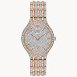 Bulova Crystal Collection Silver Crystals Dial Two Tone Steel Strap Watch for Women - 98L235 Authentic Buy Shop Now
