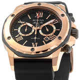 Bulova Marine Star Chronograph Black Dial Black Rubber Strap Watch for Men - 98B104 Authentic Buy Shop Now