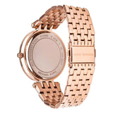 Michael Kors Darci Brown Dial Rose Gold Stainless Steel Strap Watch for Women - MK3217 Authentic Buy Shop Now