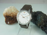 Emporio Armani Herren White Dial Brown Leather Strap Watch For Men - AR11103 Authentic Buy Shop Now