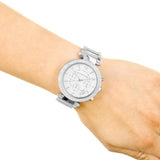 Michael Kors Parker Silver Dial Silver Steel Strap Watch for Women - MK5353 Authentic Buy Shop Now