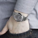 Gucci G Timeless Brown Dial Silver Steel Strap Watch For Men - YA126406 Authentic Buy Shop Now