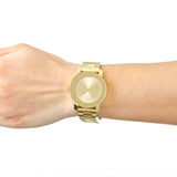 Movado Bold Gold Dial Yellow Gold Steel Strap Watch for Women - 3600104 Authentic Buy Shop Now