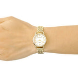 Coach Delancey White Dial Gold Steel Strap Watch for Women - 14502241 Authentic Buy Shop Now