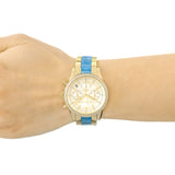 Michael Kors Ritz Gold Dial Two Tone Steel Strap Watch for Women - MK6328 Authentic Buy Shop Now