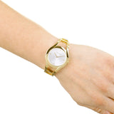 Calvin Klein Class White Dial Gold Steel Strap Watch for Women - K6R23526 Authentic Buy Shop Now