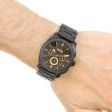 Fossil Machine Chronograph Black Dial Black Steel Strap Watch for Men - FS4682 Authentic Buy Shop Now
