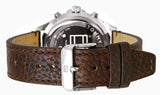 Tommy Hilfiger West Chronograph Blue Dial Brown Leather Strap Watch For Men - 1791712 Authentic Buy Shop Now