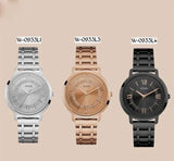 Guess Montauk Rose Gold Dial Rose Gold Steel Strap Watch For Women - W0933L3 Authentic Buy Shop Now