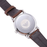 Emporio Armani Luigi Quartz Grey Dial Brown Leather Strap Watch For Men - AR11175 Authentic Buy Shop Now