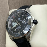 Tag Heuer Aquaracer Calibre 5 Moon Black Dial Black Nylon Strap Watch for Men - WAY201J.FC6370 Authentic Buy Shop Now