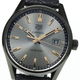 Tag Heuer Carrera Special Edition Black Dial Black Leather Strap Watch for Women - WAR1113.FC6392 Authentic Buy Shop Now