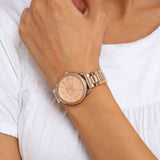 Fossil Tailor Rose Gold Dial Rose Gold Steel Strap Watch for Women - ES4264 Authentic Buy Shop Now