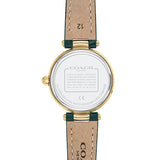 Coach Park Analog Green Dial Green Leather Strap Watch for Women - 14503534 Authentic Buy Shop Now