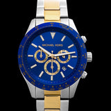 Michael Kors Layton Chronograph Blue Dial Two Tone Steel Strap Watch For Men - MK8825 Authentic Buy Shop Now