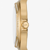 Michael Kors Lennox Three Hand White Dial Blue Silicone Strap Watch For Women - MK7333 Authentic Buy Shop Now