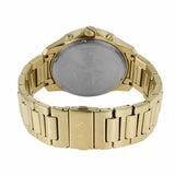 Armani Exchange Banks Chronograph Black Dial Gold Steel Strap Watch For Men - AX1721 Authentic Buy Shop Now