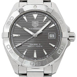 Tag Heuer Aquaracer Automatic Anthracite Grey Dial Silver Steel Strap Watch for Men - WAY2113.BA0928 Authentic Buy Shop Now