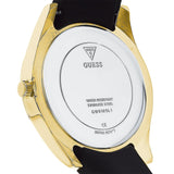 Guess Clarity Gold Dial Black Silicone Strap Watch for Women - GW0109L1 Authentic Buy Shop Now