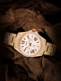 Fossil Cecile Rose Gold Dial Rose Gold Steel Strap Watch for Women - AM4483 Authentic Buy Shop Now