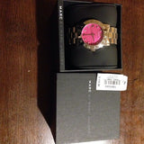 Marc Jacobs Amy Red Dial Silver Steel Strap Watch for Women - MBM3302 Authentic Buy Shop Now