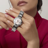 Cartier Ballon Bleu de Cartier Pink Dial Silver Steel Strap Watch for Women - WSBB0046 Authentic Buy Shop Now